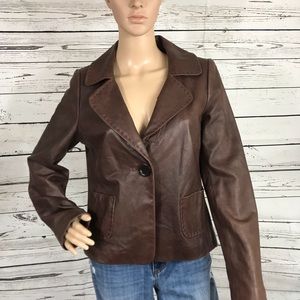 Classiques Entier Leather Jacket Size M